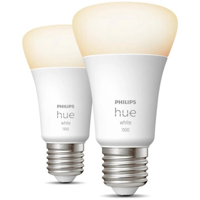 INTELIGENTNA ŻARÓWKA LED PHILIPS HUE E27 BLUETOOTH 806LM 2700K DWUPAK 2 SZT
