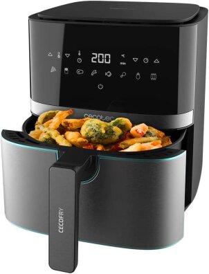 FRYTKOWNICA BEZTŁUSZCZOWA ROBOT PIECZĄCY 5,5L 1700W CECOTEC !OPIS!