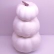OZDOBA NA HALLOWEEN W FORMIE WIEŻY Z DYŃ WYKONANCYH Z PANKI 20x12 CM BIAŁA (3)