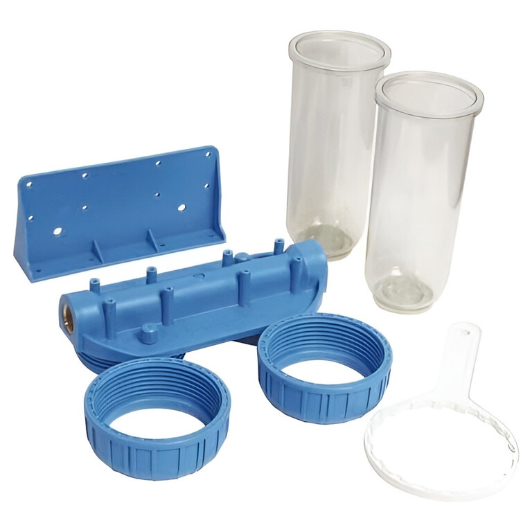 PODWÓJNA STACJA FILTUJĄCA DO FILTRÓW WODY AVOY AQUAWATER 104509 !OPIS! (1)