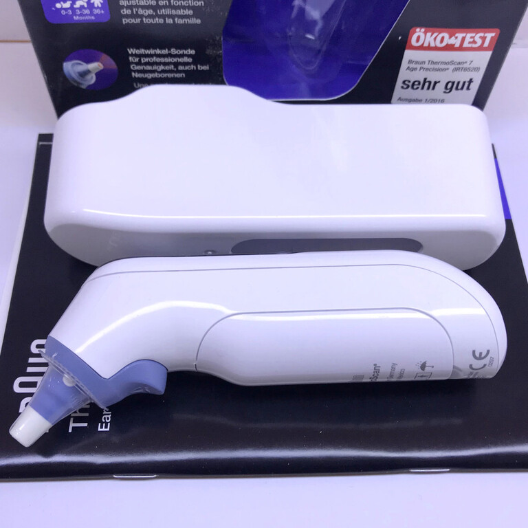 TERMOMETR ELEKTRONICZNY DO UCHA BRAUN Z AGE PRECISION !OPIS! (2)