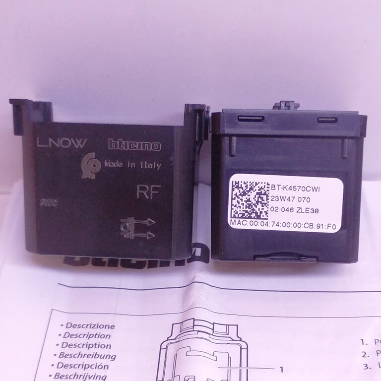 ŁĄCZNIK STEROWNIK BEZPRZEWODOWY DO ROLET BTICINO LIVING NOW K4570CWI (3)