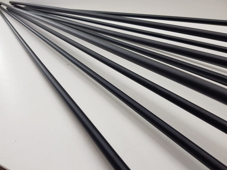 NOGI DO STOŁU METALOWE CZARNE JEDNA PARA NÓG DO STOLIKA I ŁAWKI 71CM (4)
