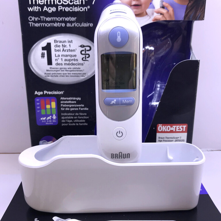 TERMOMETR ELEKTRONICZNY DO UCHA BRAUN Z AGE PRECISION !OPIS! (4)